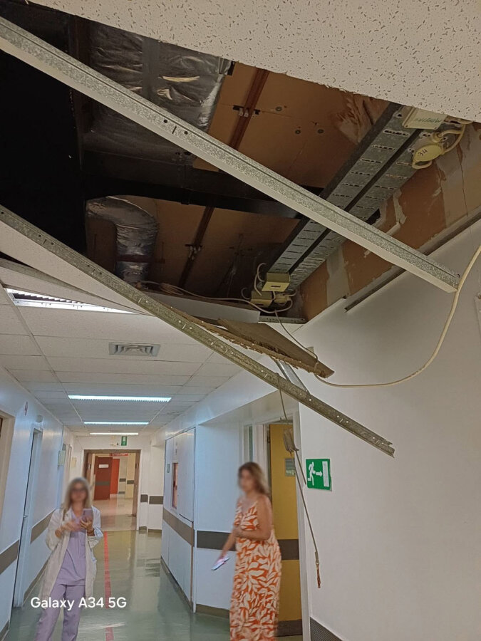Φωτογραφία που έδωσε στη δημοσιότητα το σωματείο εργαζομένων Θριασίου Νοσοκομείου