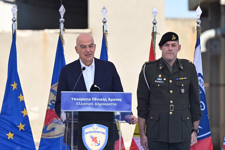 Μαλακάσα: Στη θεμελίωση του νέου εργοστασίου παραγωγής drones ο Νίκος Δένδιας