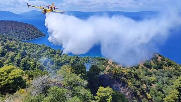 Πέντε δασικές πυρκαγιές από κεραυνούς σε Κορινθία, Αργολίδα και Βοιωτία - Περιορίστηκαν από τις πυροσβεστικές δυνάμεις