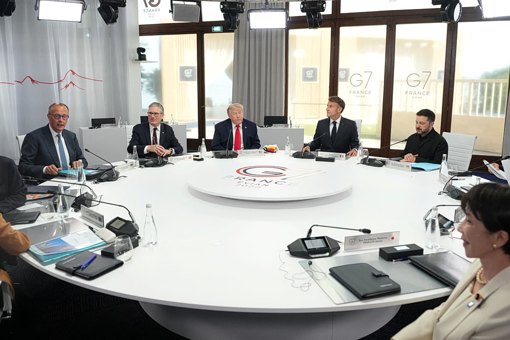 G7 summit in Evian