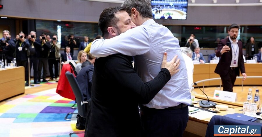 Συνάντηση του Κ. Μητσοτάκη με τον Β. Ζελένσκι στις Βρυξέλλες