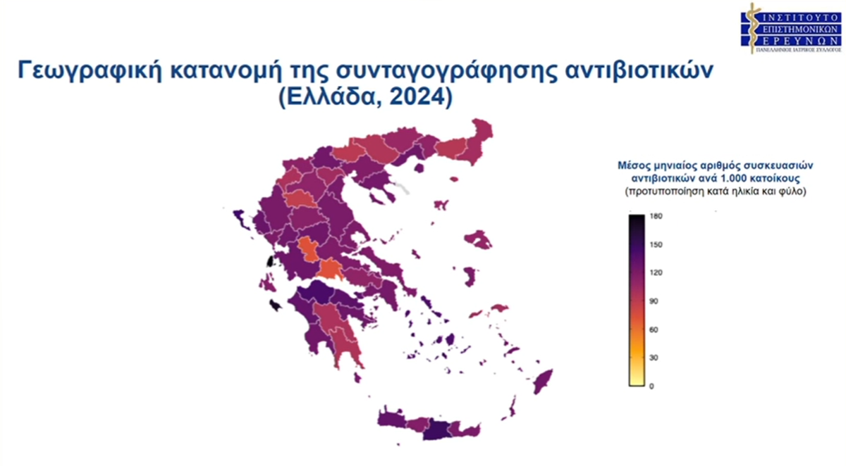 Με τουλάχιστον ένα κουτί αντιβιοτικών το χρόνο το 45% των Ελλήνων