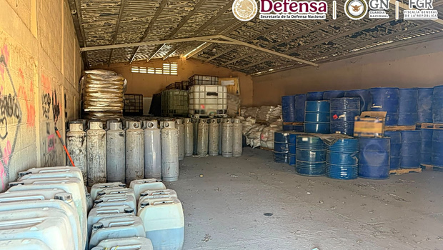 Μεξικό: Κατασχέθηκαν 24.400 λίτρα μεθαμφεταμίνης, η δεύτερη μεγαλύτερη ποσότητα στην ιστορία της χώρας