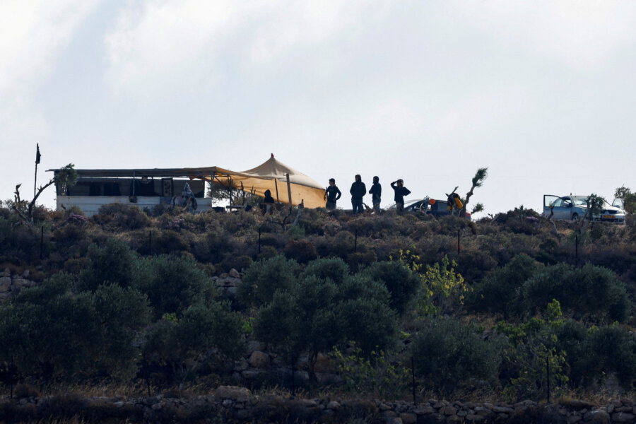 Διαμαρτυρία κατά των παράνομων οικισμών Ισραηλινών εποίκων στη Ραμάλα