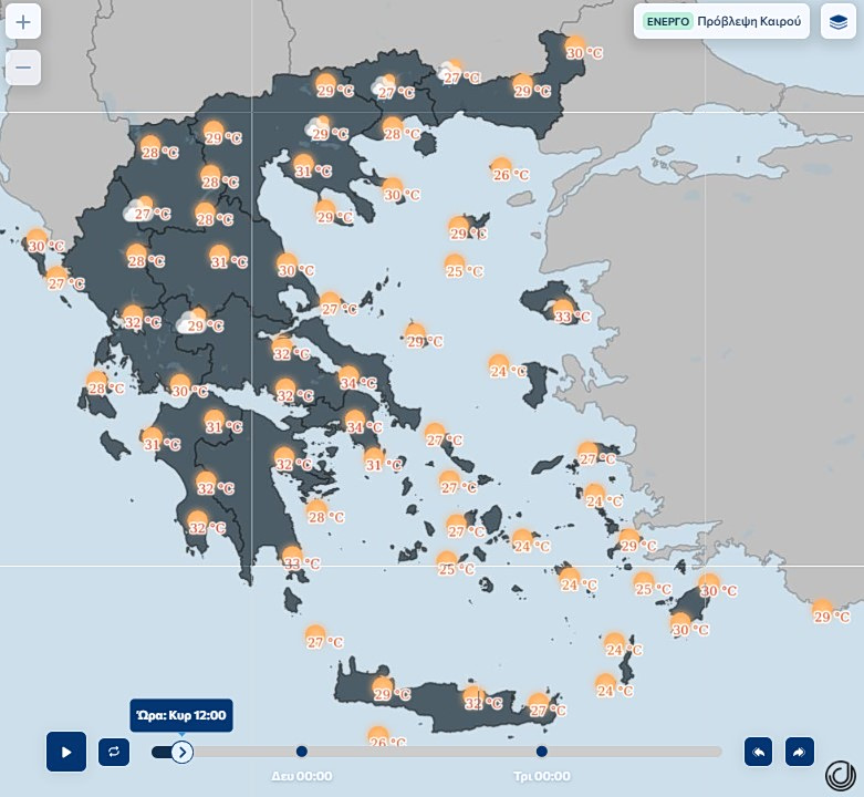 Καιρός: Μίνι καύσωνας από σήμερα, στους 40°C η θερμοκρασία - Βοριάδες στο Αιγαίο