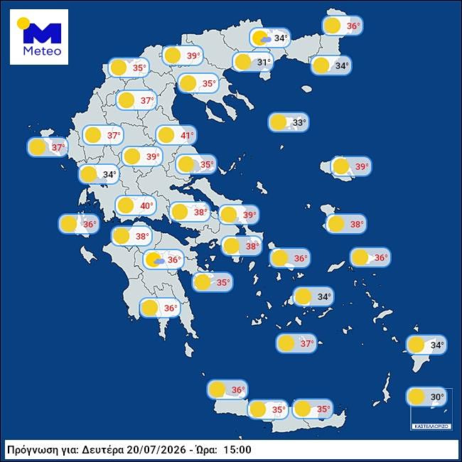 Συνθήκες καύσωνα μέχρι την Τετάρτη - Συνεδρίασε η Επιτροπή Εκτίμησης Κινδύνου