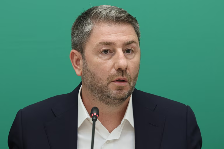Ο πρόεδρος του ΠΑΣΟΚ Νίκος Ανδρουλάκης
