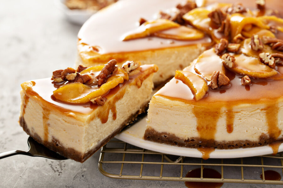απολαυστικό παγωμένο banoffee cheesecake του Jamie Oliver