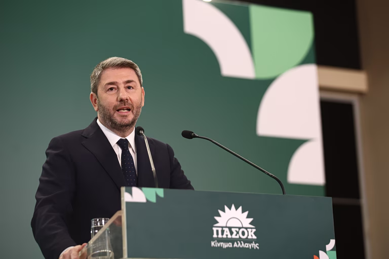 Ο πρόεδρος του ΠΑΣΟΚ, Νίκος Ανδρουλάκης