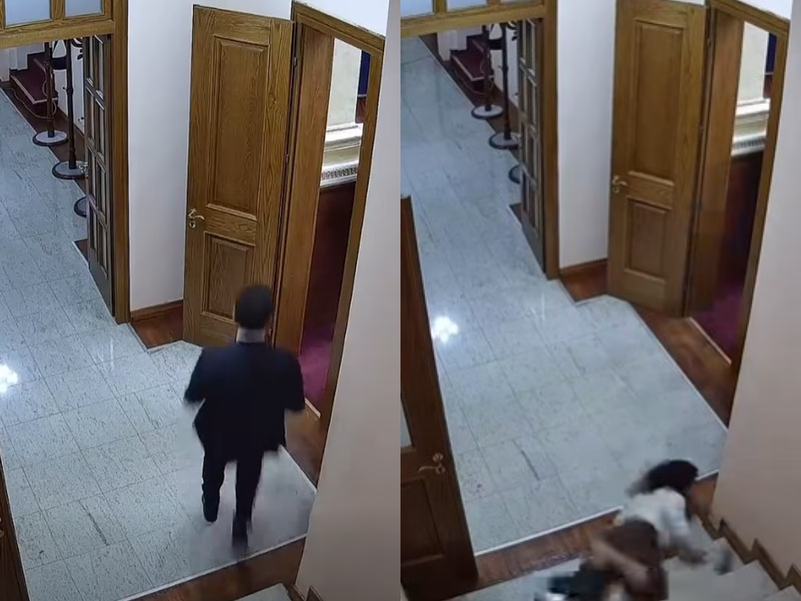 Αλβανία: Βουλευτής αρπάζει απόρρητο έγγραφο για τη συμφωνία με τις ΗΠΑ – Υπάλληλος τον καταδιώκει και πέφτει από τις σκάλες