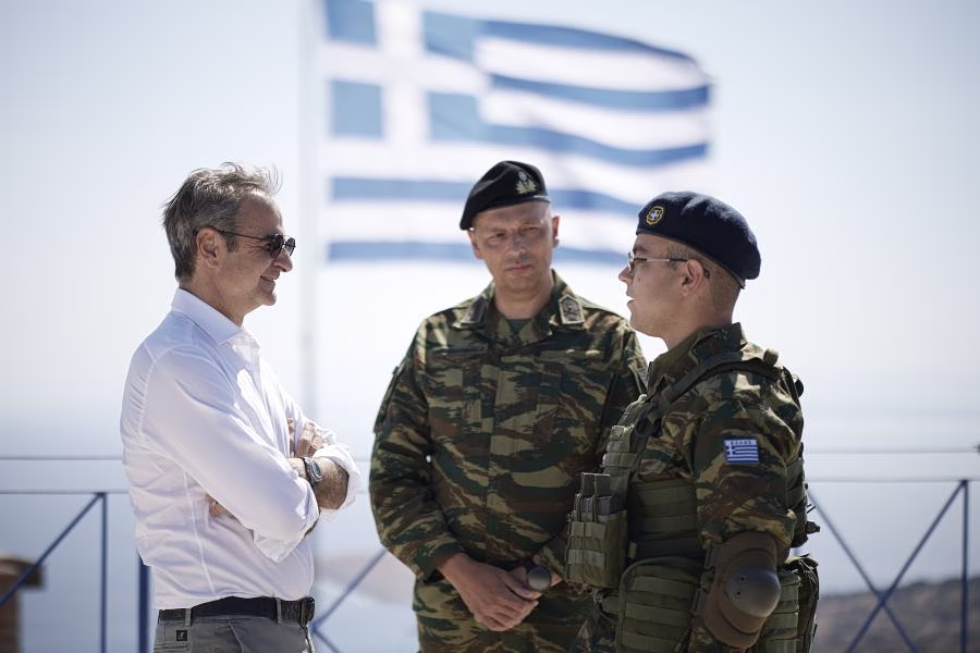 Μητσοτάκης από Αγαθονήσι: «Θα  εμποδίσουμε τους άθλιους διακινητές να εκμεταλλεύονται απελπισμένους ανθρώπους»