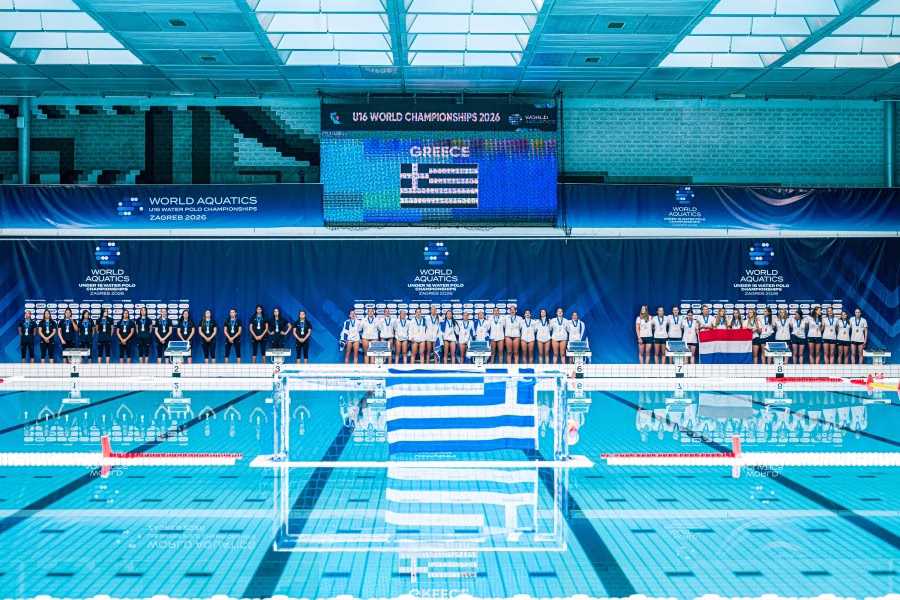 Παγκόσμιο πρωτάθλημα πόλο U16: Η απονομή στην χρυσή Εθνική Κορασίδων (pics)