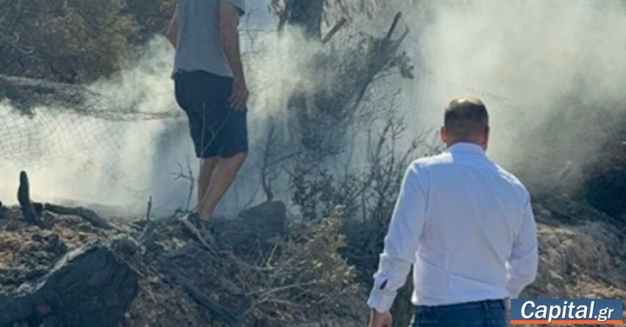 Επίσκεψη κλιμακίου της ΕΛΑΣ στις πυρόπληκτες περιοχές της Δυτικής Αττικής