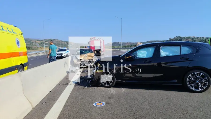 Σοβαρό τροχαίο στο Ηράκλειο: ΙΧ κινούνταν στο αντίθετο ρεύμα και συγκρούστηκε μετωπικά με διερχόμενο όχημα