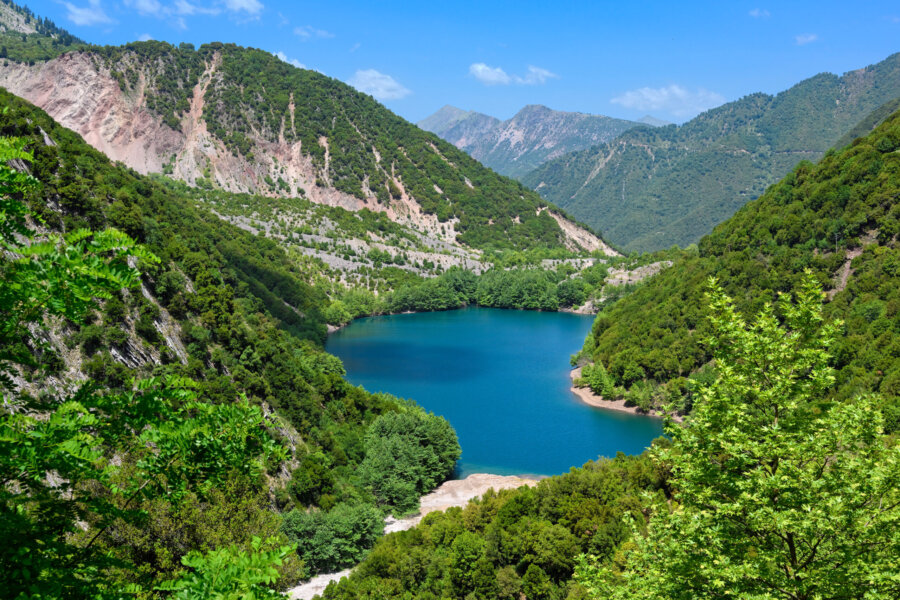 View,Of,The,Impressive,Stefaniada,Lake,,One,Of,The,So-called