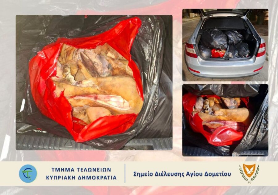 Κύπρος: Τον έπιασαν με 245 κιλά δέρματα και εντόσθια βοοειδών