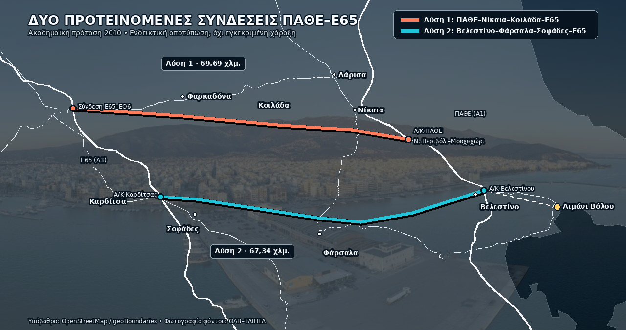 volos-e65-proposed-routes
