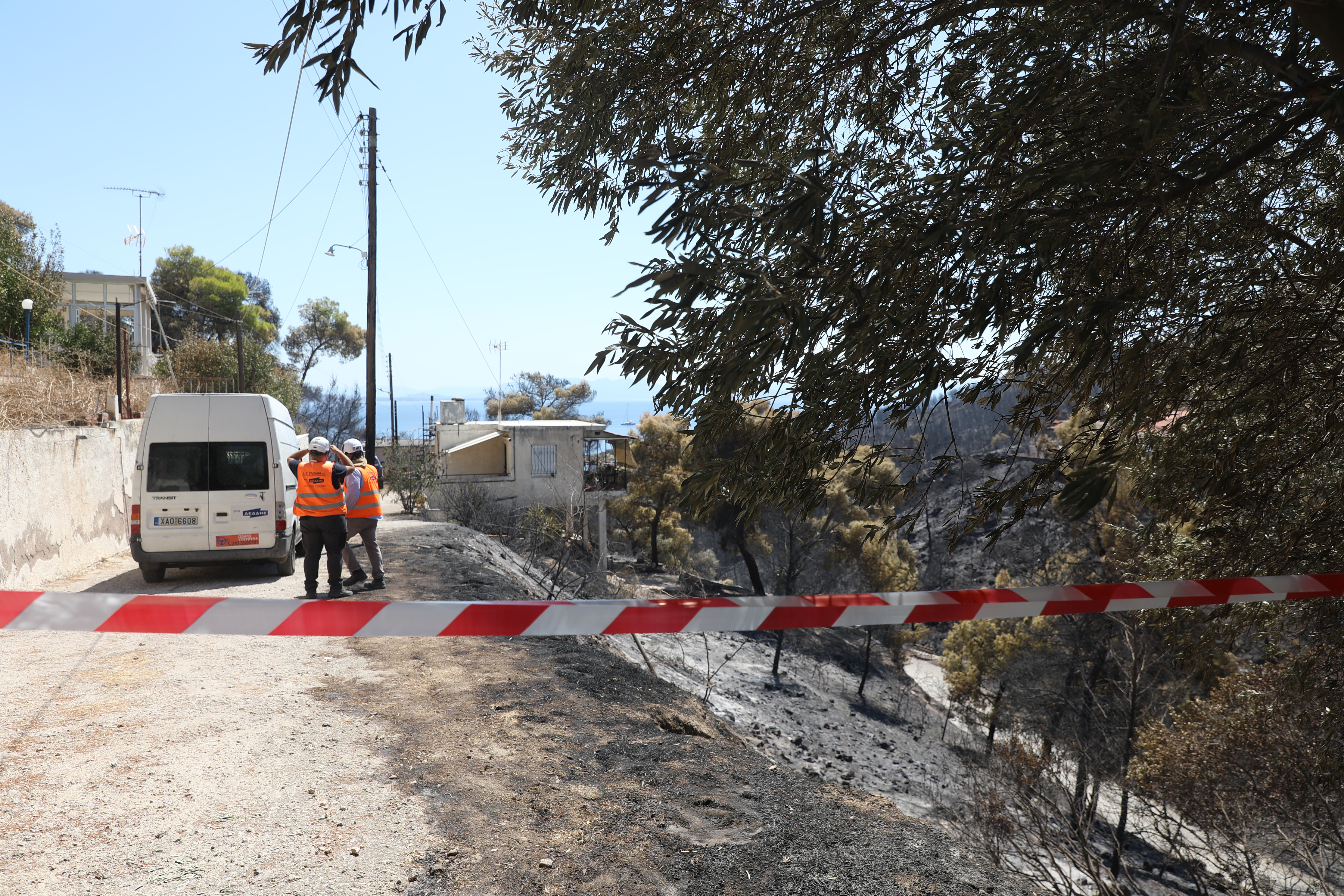 Σαλαμίνα: Ξεκινούν οι αυτοψίες για τα καμένα, προσαγωγή ύποπτης για εμπρησμό