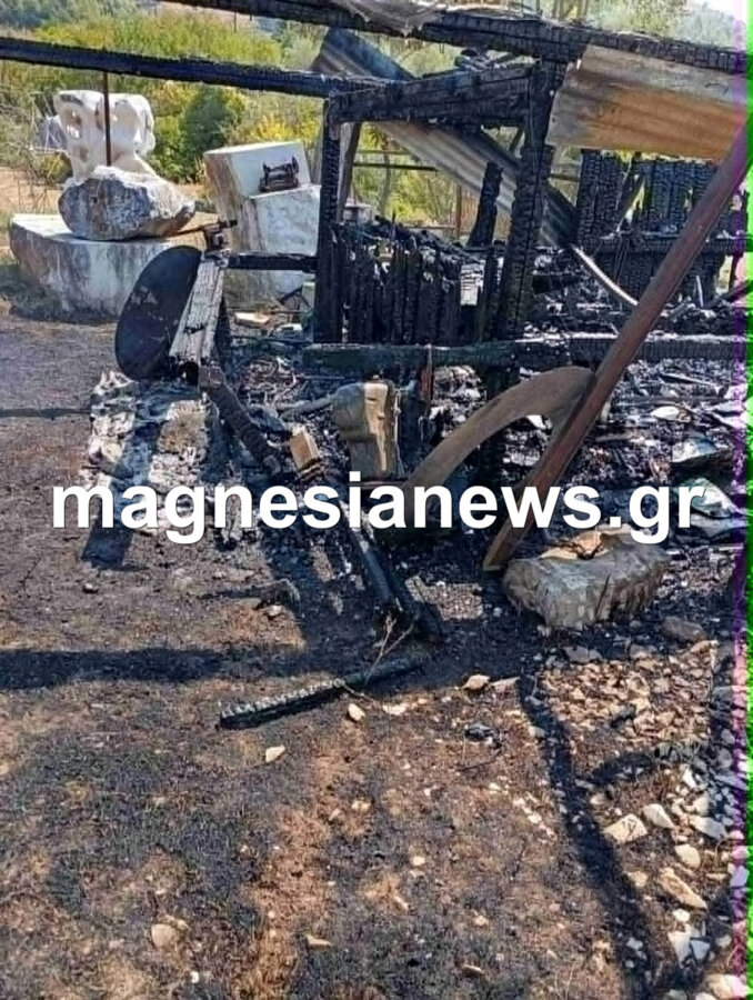 Βόλος: Καταστράφηκαν ολοσχερώς μετά από φωτιά οι εγκαταστάσεις εργαστηρίων ΑμΕΑ