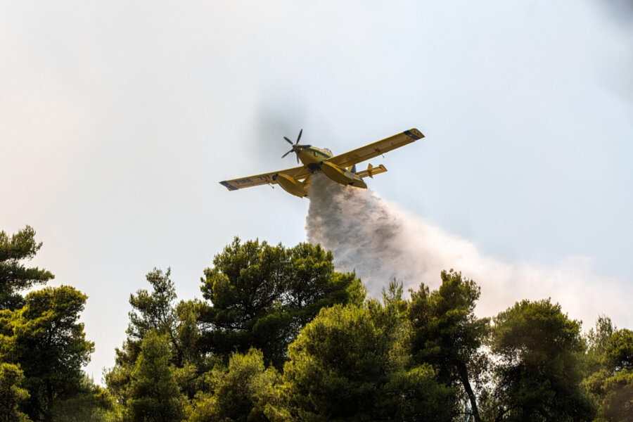 Φωτιά στον Άγιο Νικόλαο Μάνης στη Λακωνία – Επιχειρούν 7 εναέρια μέσα