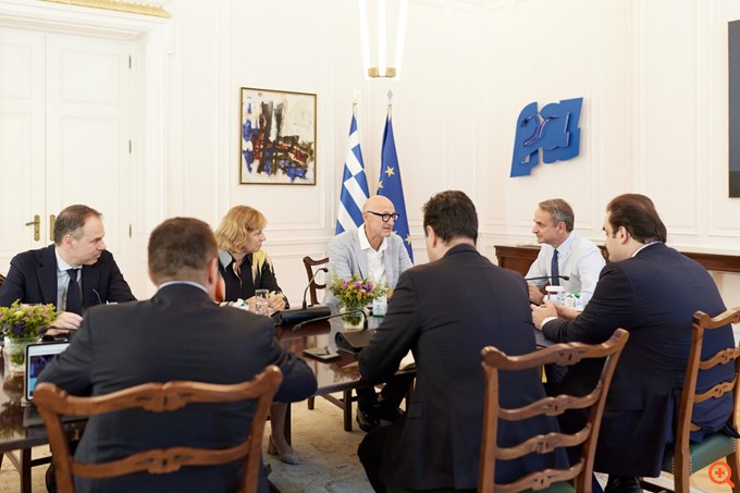 Συνάντηση Κ. Μητσοτάκη με τον CEO της Telekom: Επενδύσεις 600 εκατ. ευρώ τον χρόνο στην Ελλάδα
