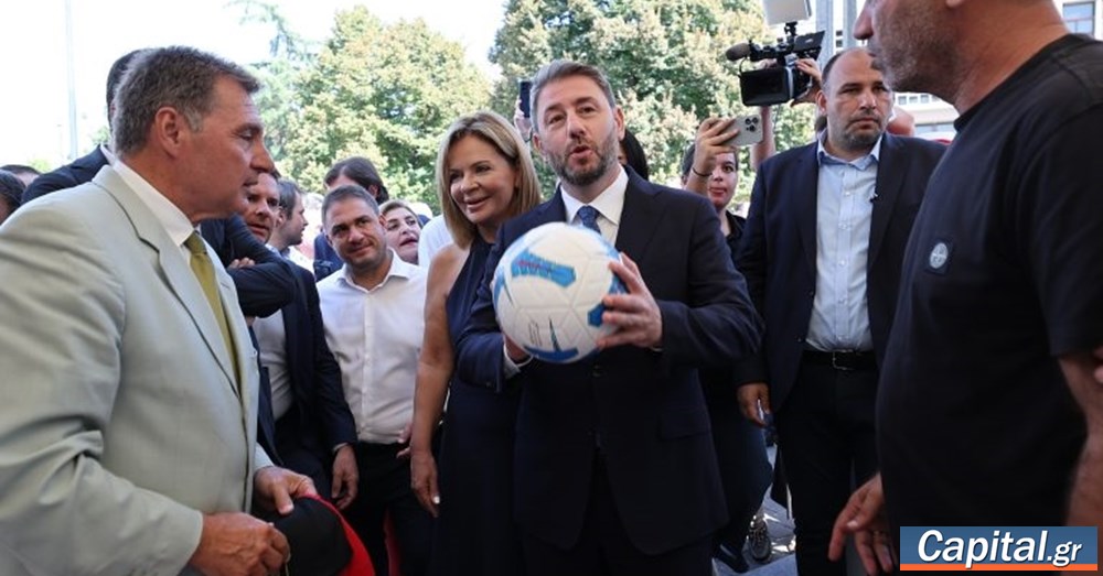 "Δεν παίζουμε άμυνα, μόνο επίθεση" – Επίσκεψη του Νίκου Ανδρουλάκη στα...
