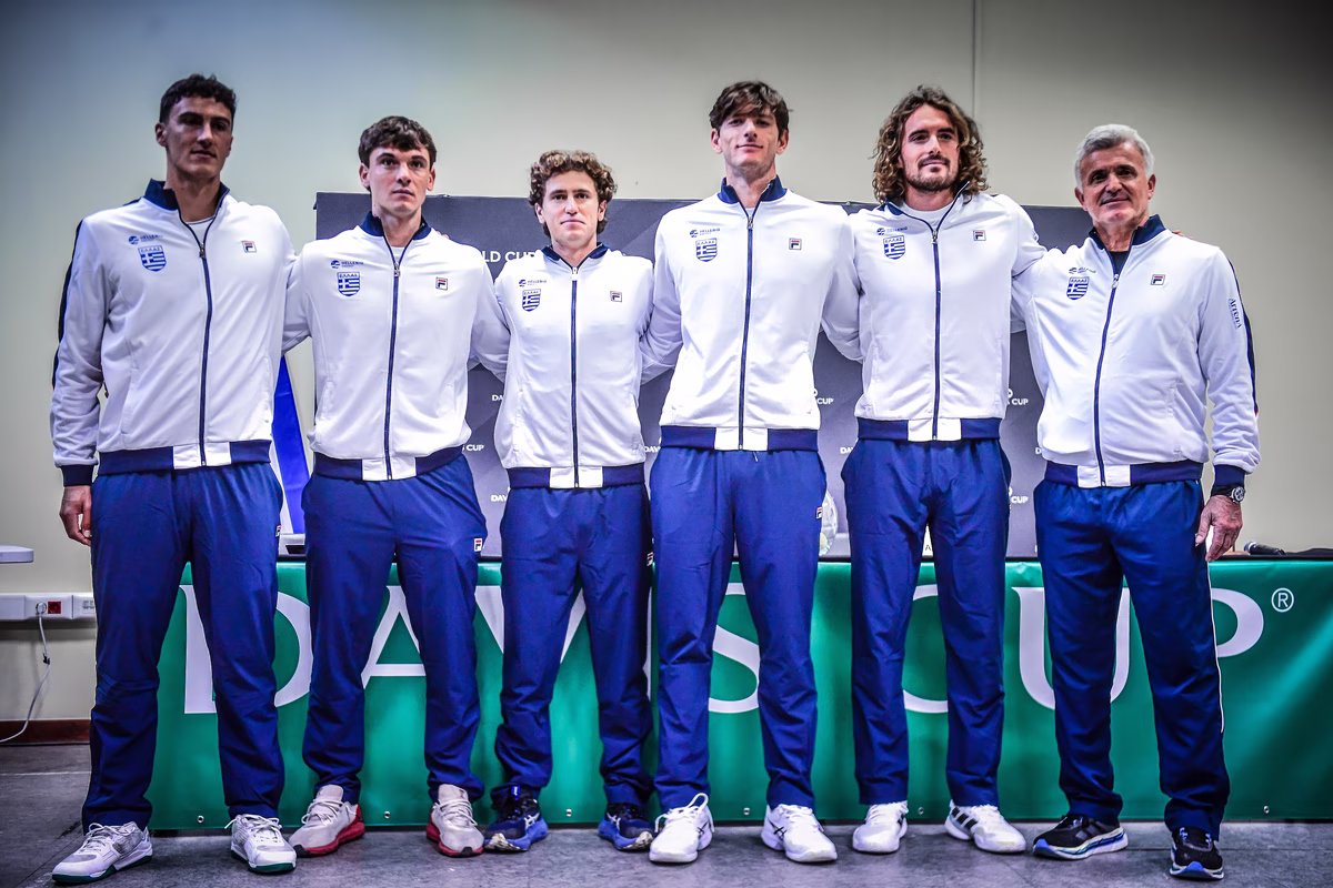 Davis Cup: Προπονήθηκε στο Κόζιτσε η Εθνική – Ενσωματώνεται ο Τσιτσιπάς (vid)