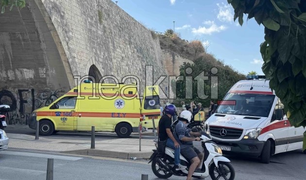 Ηράκλειο: Άνδρας έπεσε από τα Ενετικά Τείχη στη μέση του δρόμου - Νοσηλεύεται σε σοβαρή κατάσταση