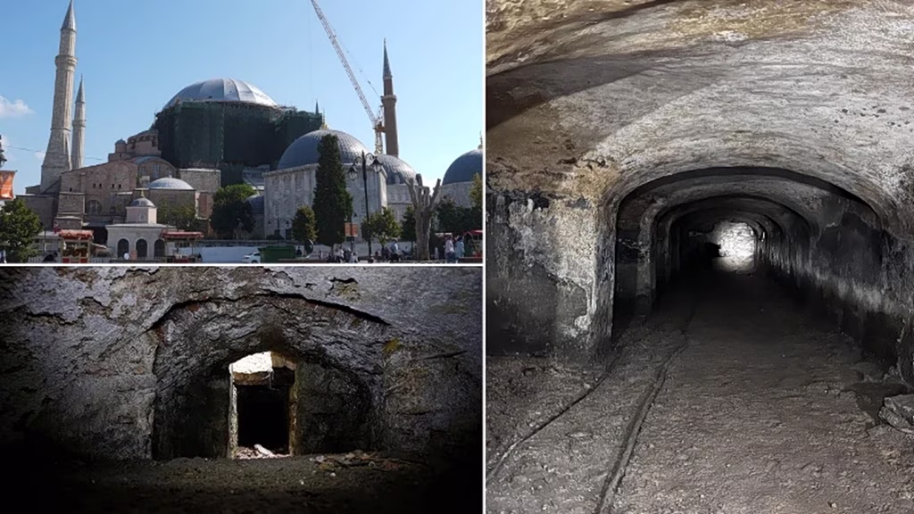 Αγία Σοφία: Στο φως έρχεται δίκτυο σηράγγων μήκους 9. χλμ. κάτω από το ιστορικό μνημείο