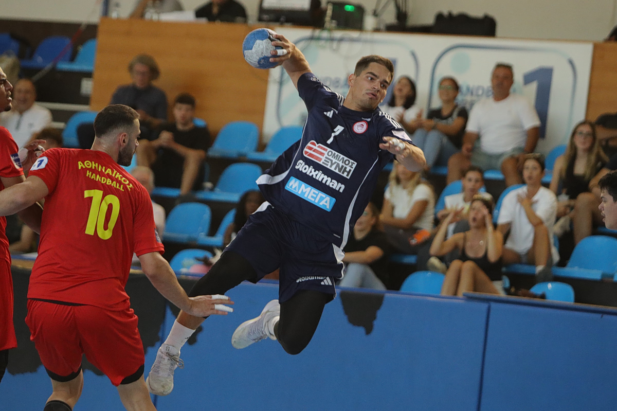 Αθηναϊκός – Ολυμπιακός 23-36: Άνετη πρεμιέρα στον Βύρωνα
