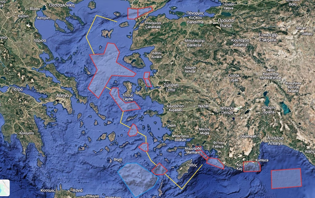 Νέα τουρκική πρόκληση με ΝΟΤΑΜ που παραβιάζει τον ελληνικό εναέριο χώρο – Ο «φερετζές» της… προστασίας του περιβάλλοντος