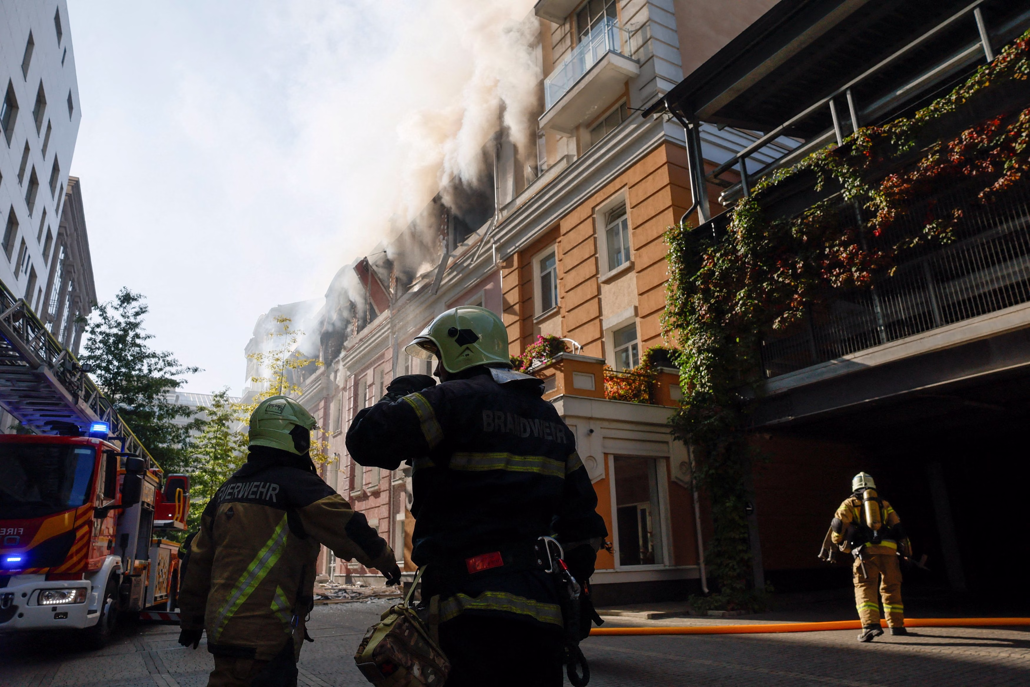 Η Ρωσία βομβαρδίζει το Κίεβο, σκοτώνοντας τουλάχιστον έναν άνθρωπο
