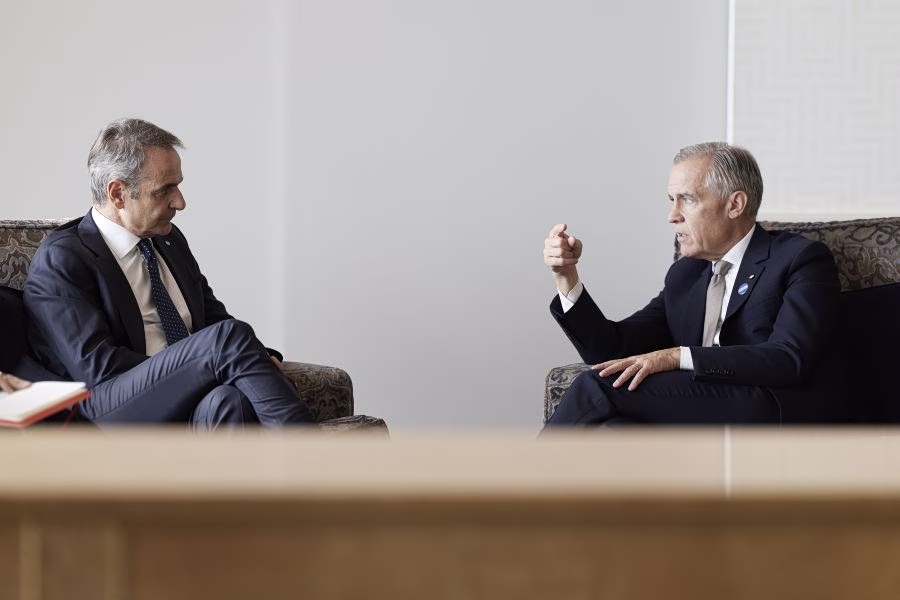 Νέα Υόρκη: Συνάντηση Μητσοτάκη-Κάρνεϊ -Τι συζήτησαν