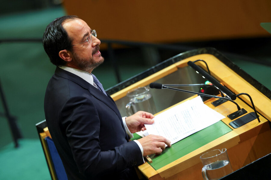 Χριστοδουλίδης: Η διχοτόμηση της Κύπρου δεν είναι αποδεκτή – Η Τουρκία να επιτρέψει ουσιαστικές συνομιλίες