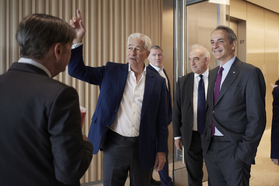 Τζείμι Ντίμον: Συνάντηση με τον Κυριάκο Μητσοτάκη στην Νέα Υόρκη