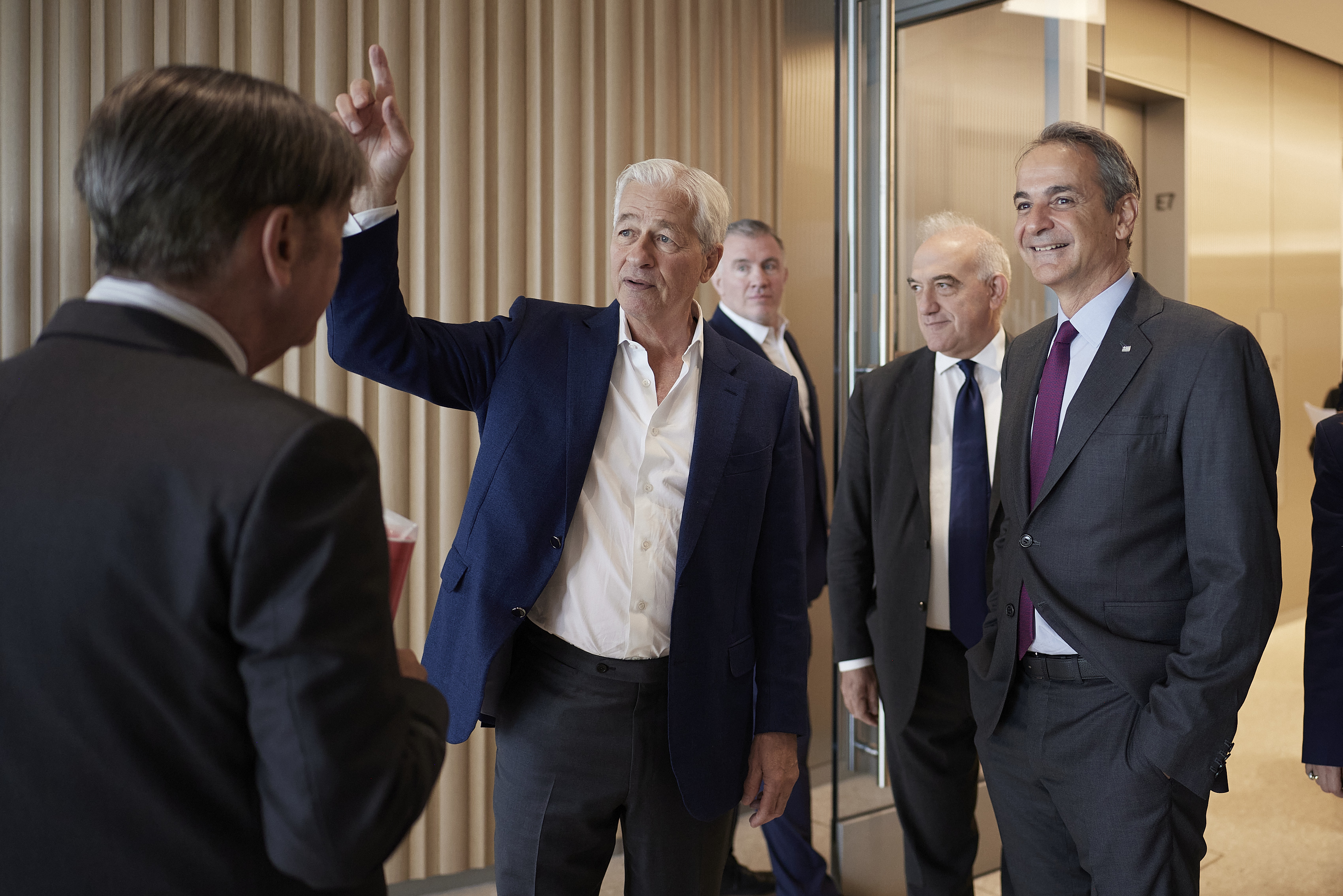 Τζείμι Ντίμον: Συνάντηση με τον Κυριάκο Μητσοτάκη στην Νέα Υόρκη