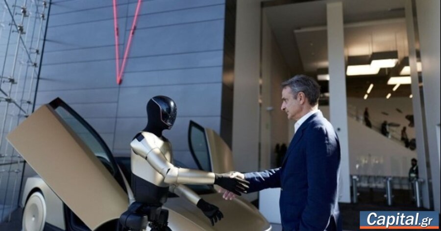 Επίσκεψη Κ. Μητσοτάκη στην έδρα της Tesla