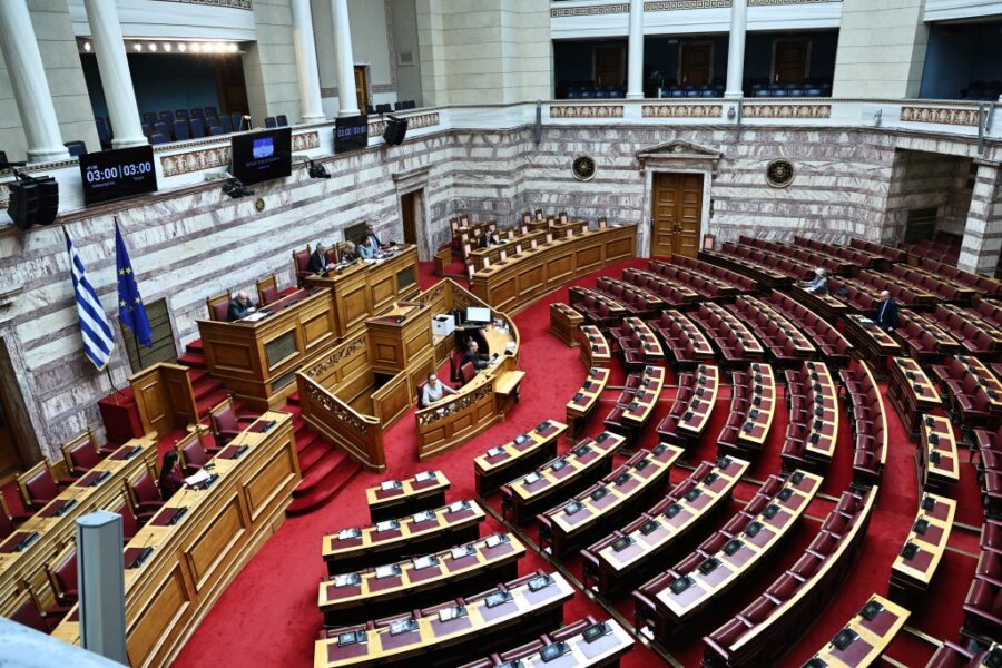Έδρανα ελληνικού κοινοβουλίου