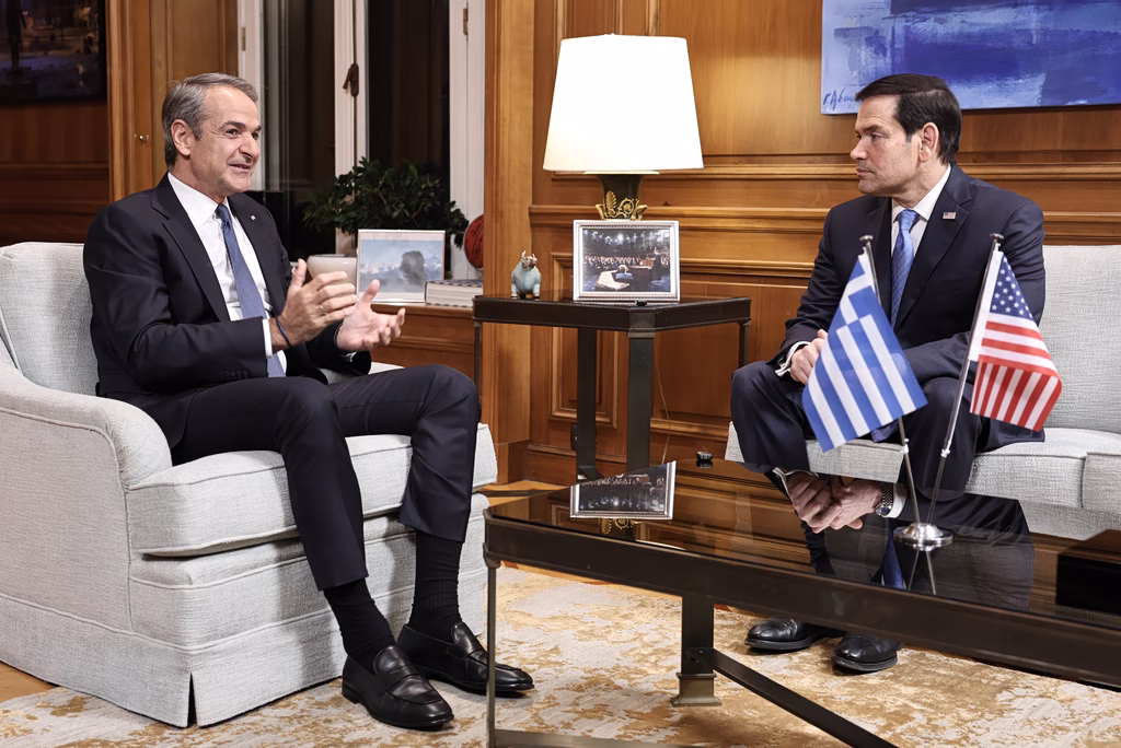 Συνάντηση Μητσοτάκη – Ρούμπιο στο Μαξίμου: «Η Ελλάδα πυλώνας σταθερότητας»-« Έχουμε μια πολύ ισχυρή συνεργασία»