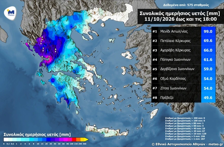 Αλλάζει το σκηνικό του καιρού: Βροχές, καταιγίδες και αισθητή πτώση της θερμοκρασίας - Πότε θα χτυπήσει την Αττική
