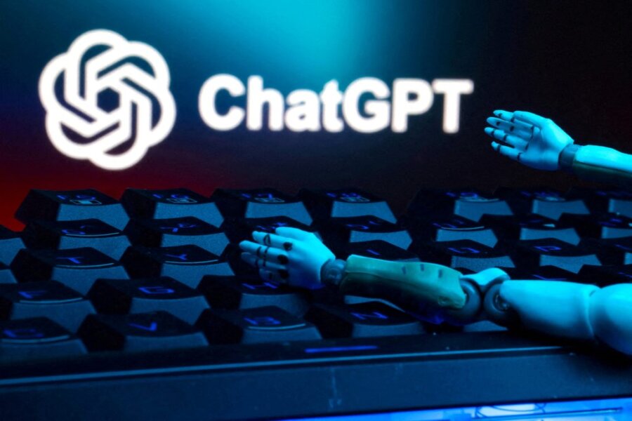 Λογότυπο ChatGPT τεχνητής νοημοσύνης