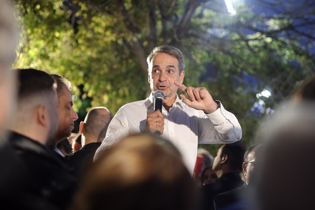 Κυριάκος Μητσοτάκης από τα Βριλήσσια: «Μονόδρομος η αυτοδυναμία – Όχι στις πλάτες των παιδιών μας τα κέρδη των social media»
