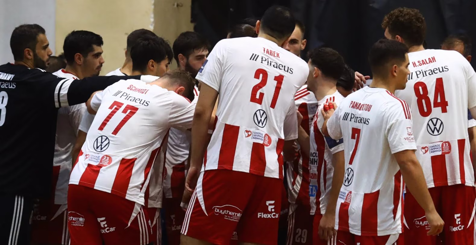 Νέτλαντ Κάλις – Ολυμπιακός 21-25: Πρόκριση στους «32» του EHF European Cup για τους «ερυθρόλευκους»