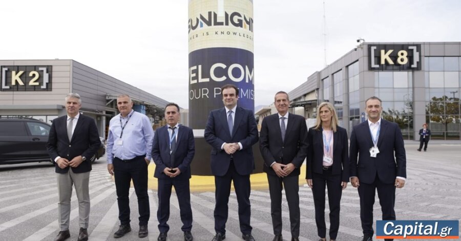 Στις εγκαταστάσεις της Sunlight Group στην Ξάνθη ο Κ. Πιερρακάκης