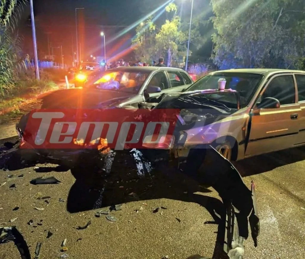 Πάτρα: Τροχαίο με σφοδρή σύγκρουση δύο ΙΧ - Τραυματίστηκε μία γυναίκα